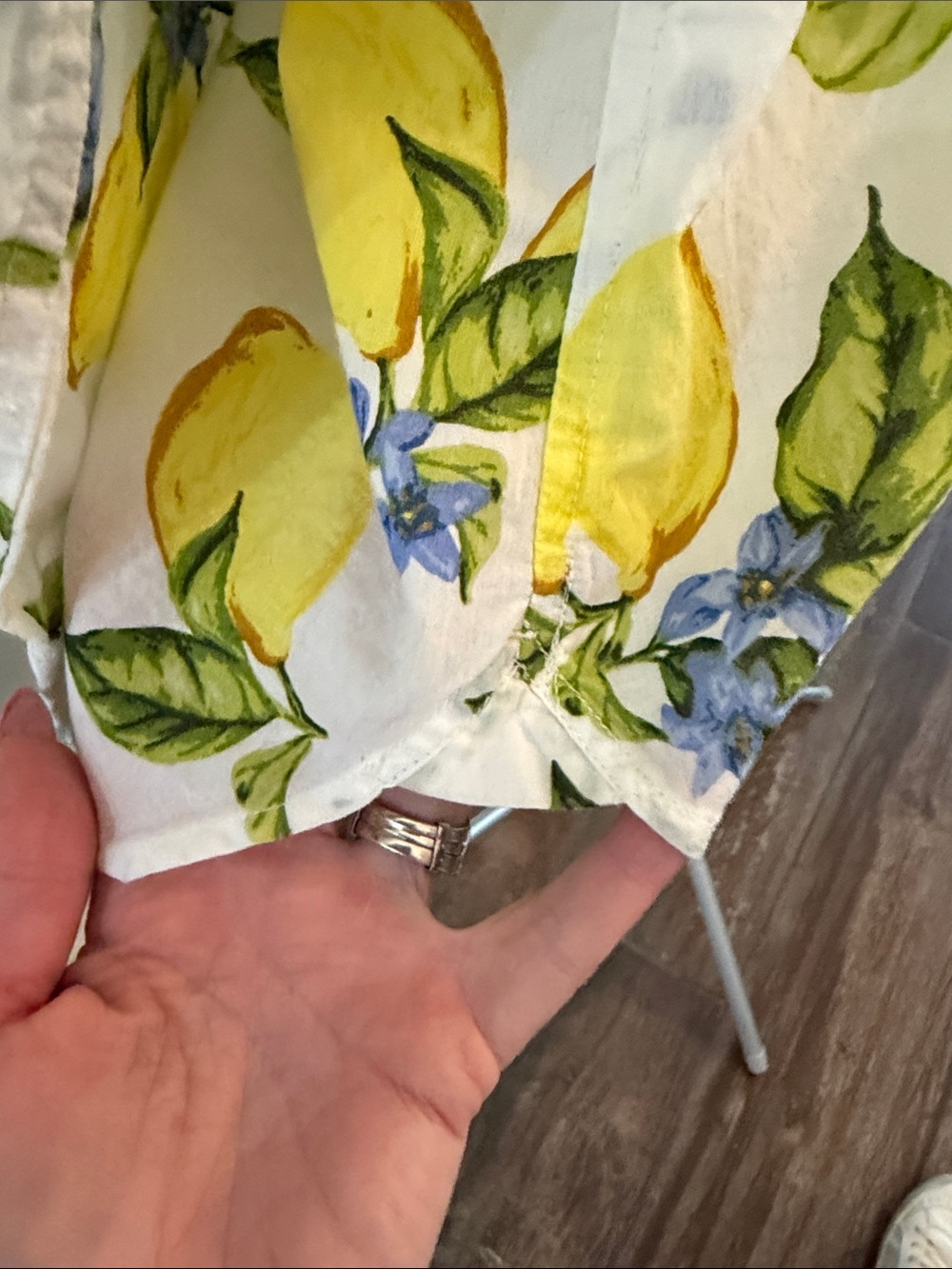 Talbots Luscious 🍋 Lemon Button-Down Shirt - Picture 6 of 11